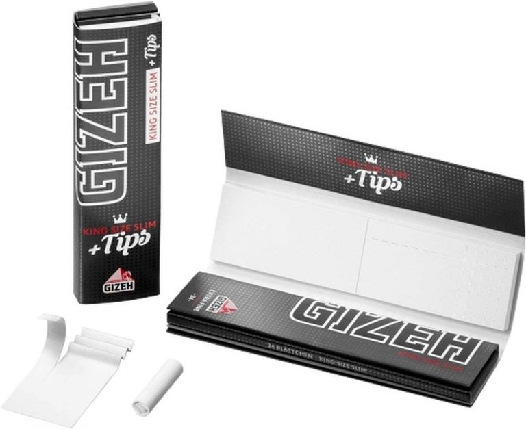 GIZEH Papers „King Size Slim“ mit Tips Kleener Buddha